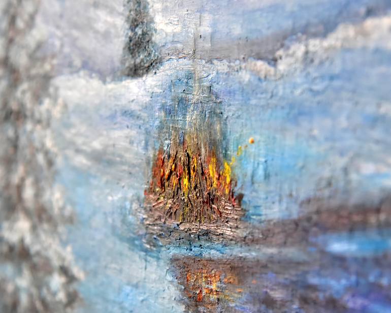Original Modernism Landscape Painting by Viktoriia Peredrii