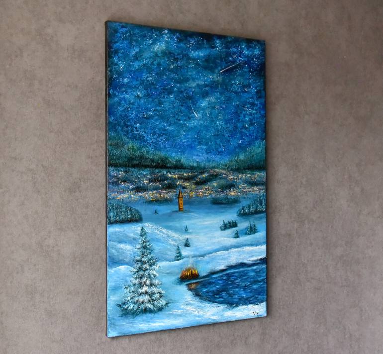 Original Modernism Landscape Painting by Viktoriia Peredrii