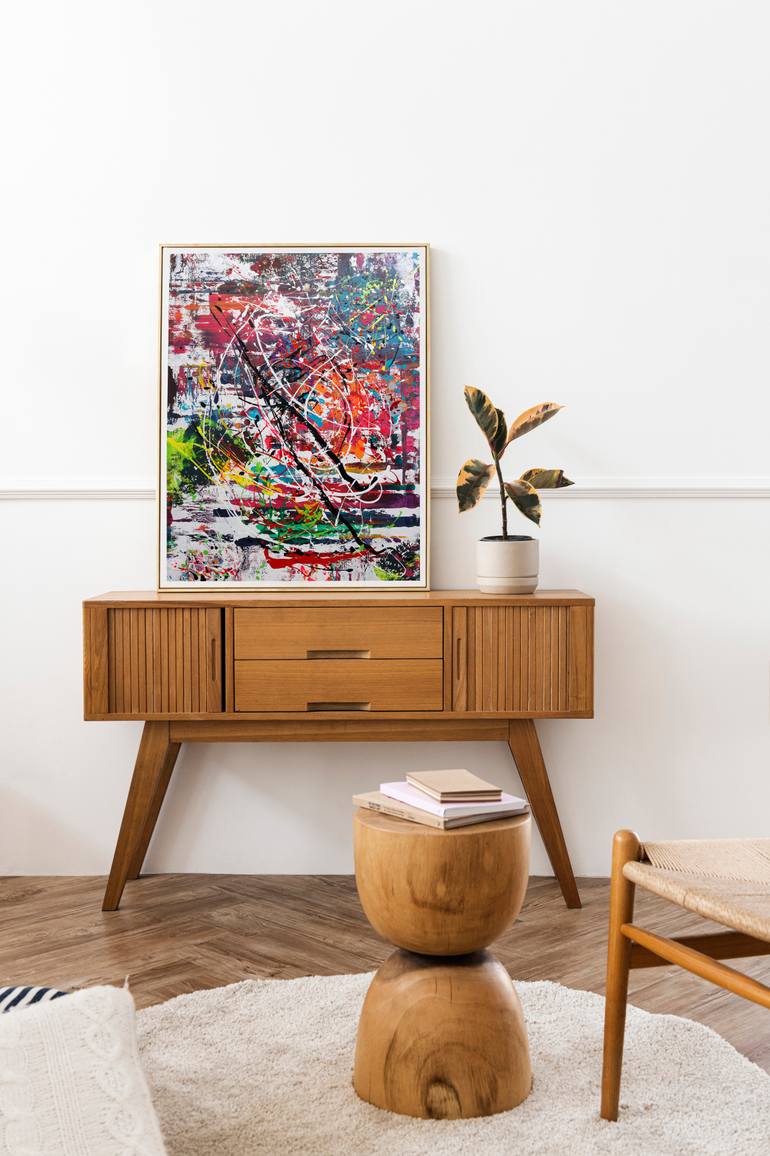 Original Abstract Painting by Julia Truong
