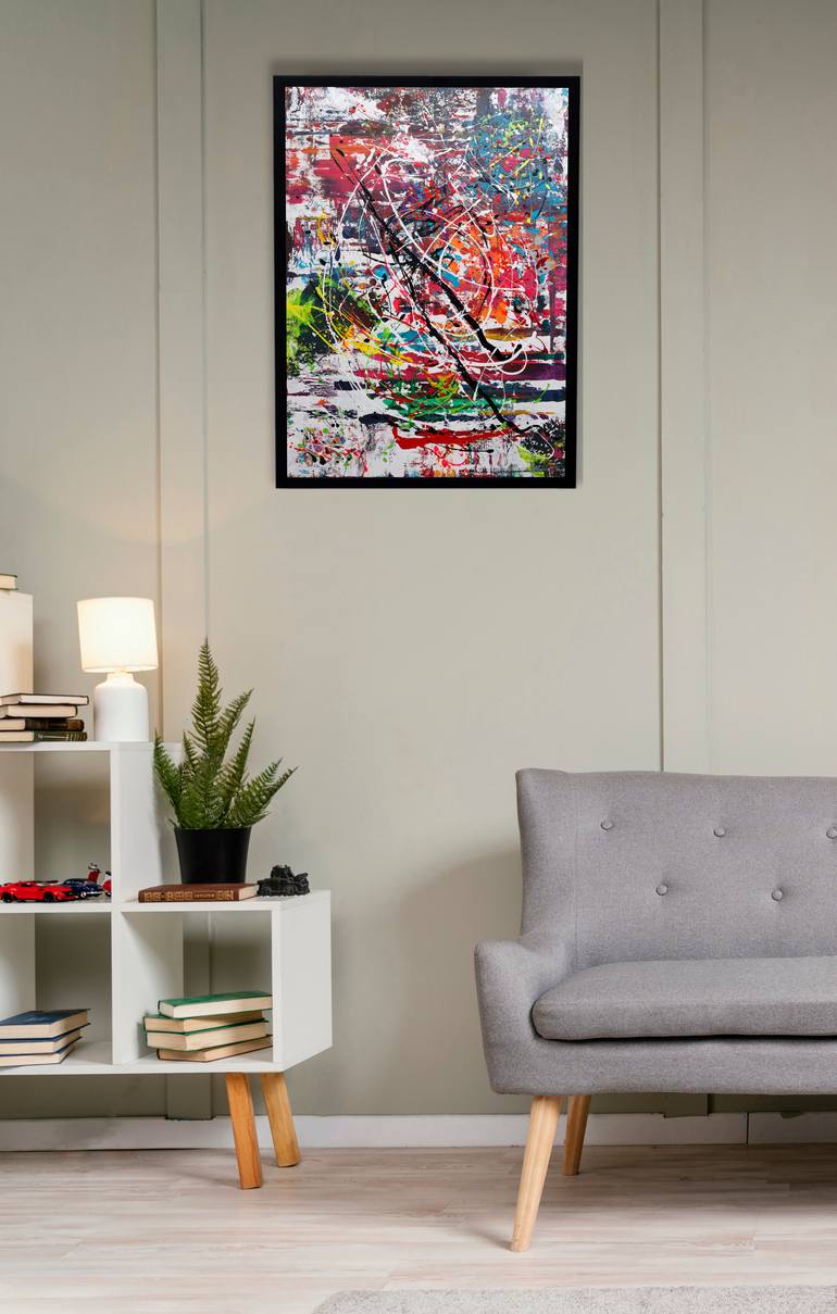 Original Abstract Painting by Julia Truong