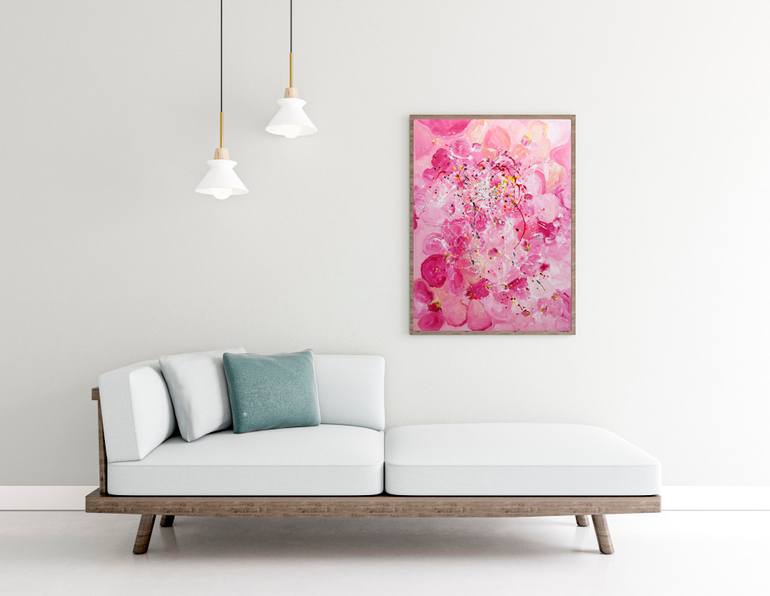 Original Abstract Expressionism Abstract Painting by Julia Truong