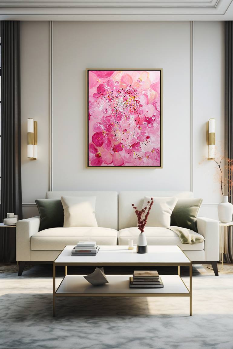 Original Abstract Expressionism Abstract Painting by Julia Truong