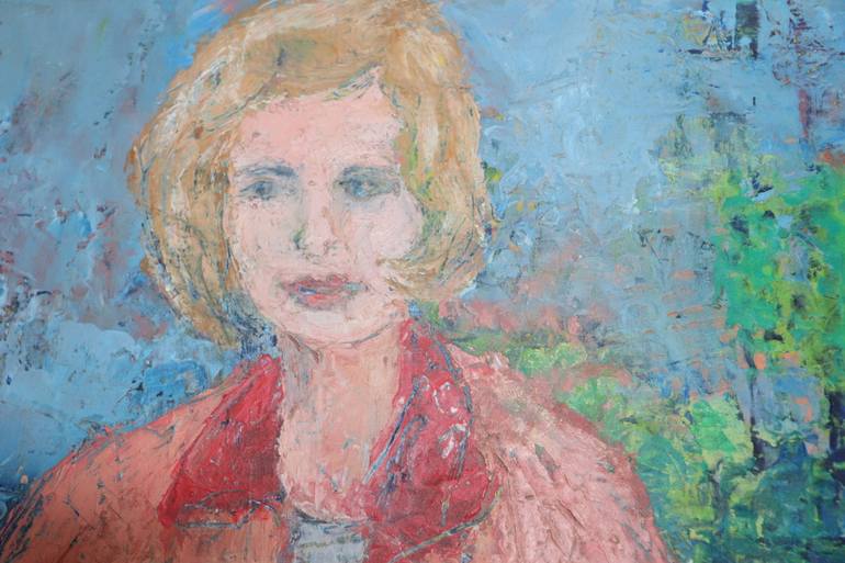 Original Expressionism Women Painting by Clarissa Regan