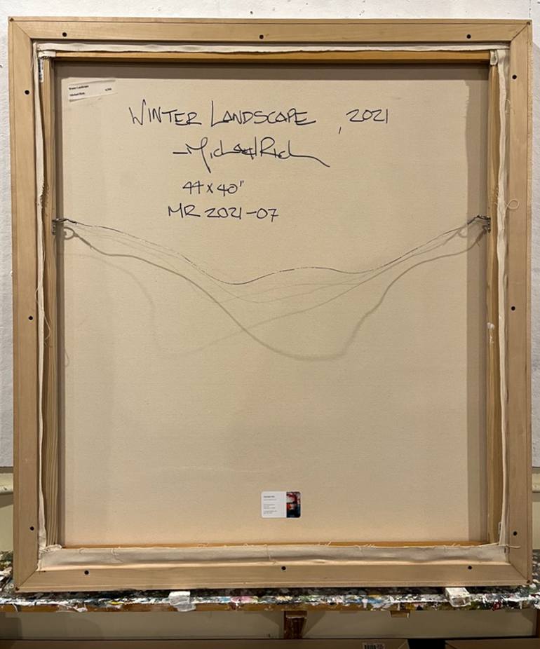 Original Abstract Expressionism Abstract Painting by Michael Rich