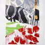 Autumn Series I, woodcut collage
