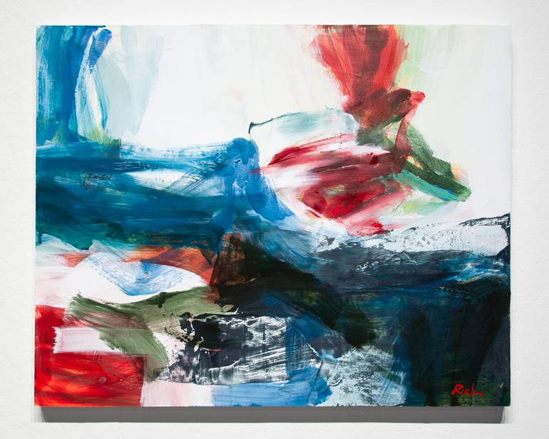 Original Abstract Seascape Painting by Michael Rich