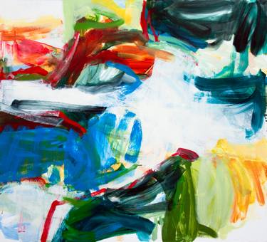 Original Abstract Expressionism Abstract Paintings by Michael Rich