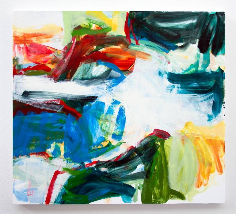 Original Abstract Expressionism Abstract Painting by Michael Rich