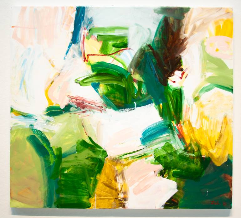 Original Abstract Expressionism Abstract Painting by Michael Rich