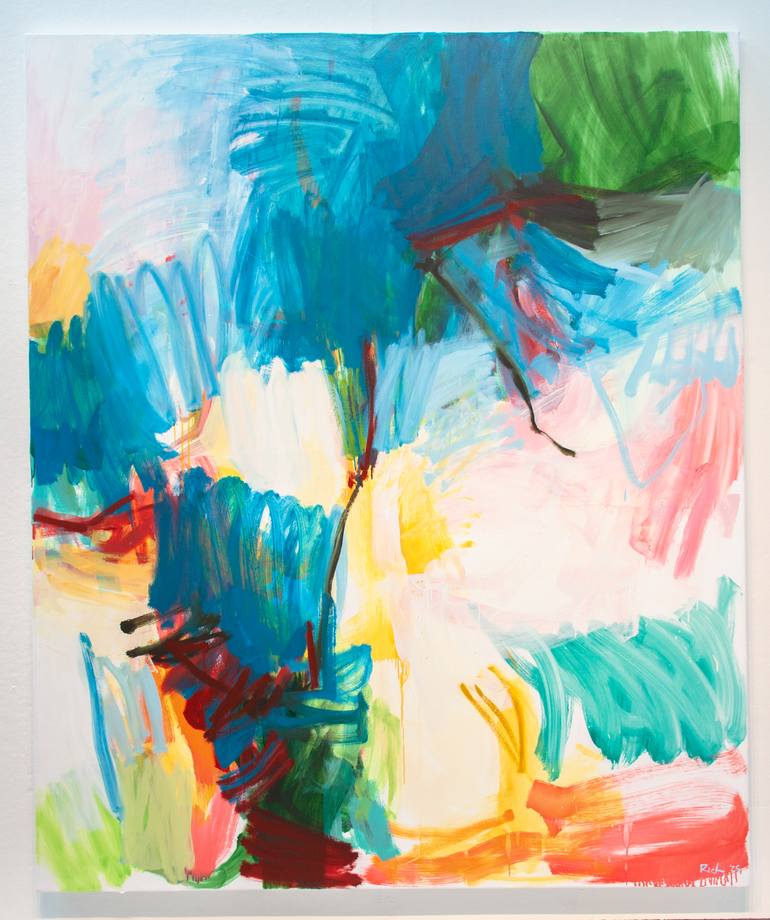 Original Abstract Landscape Painting by Michael Rich