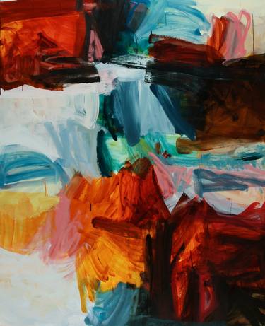 Original Abstract Expressionism Abstract Paintings by Michael Rich