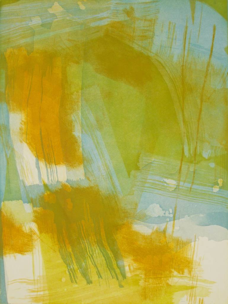 Original Abstract Printmaking by Michael Rich