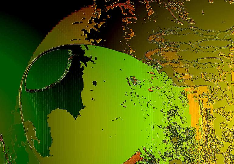 Original Abstract Expressionism Abstract Digital by Serhii Beketa