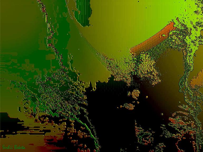 Original Abstract Expressionism Abstract Digital by Serhii Beketa