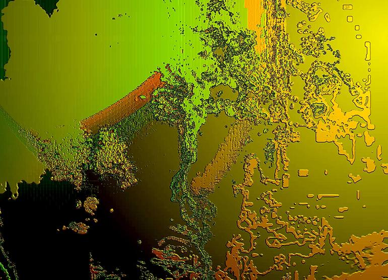 Original Abstract Expressionism Abstract Digital by Serhii Beketa