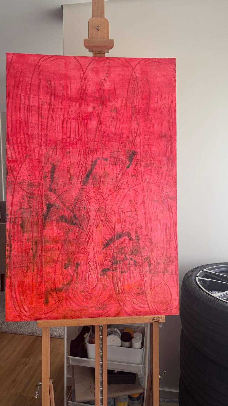 Original Abstract Expressionism Abstract Painting by Alex Marques Carneiro