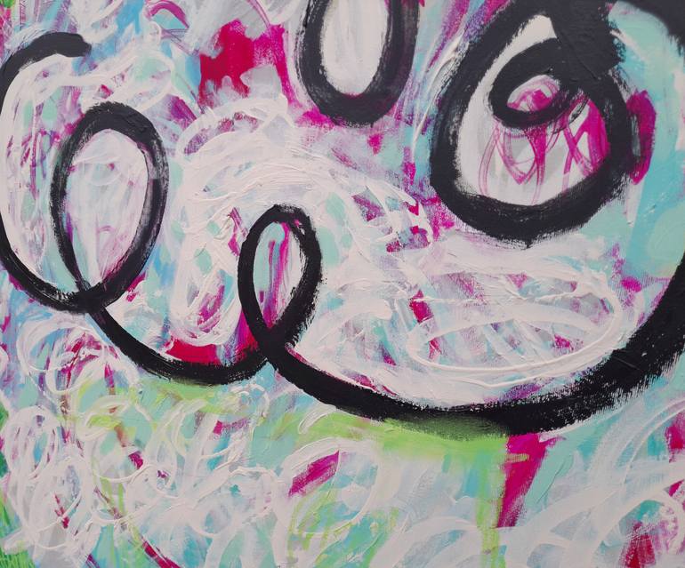 Original Abstract Expressionism Abstract Painting by Aga Kucia