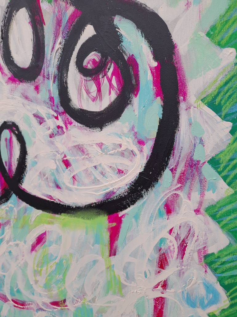 Original Abstract Expressionism Abstract Painting by Aga Kucia
