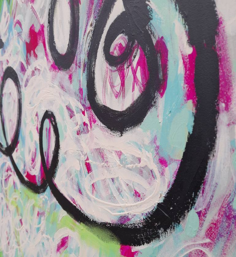 Original Abstract Expressionism Abstract Painting by Aga Kucia