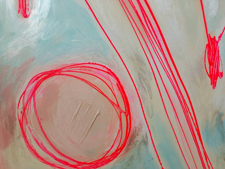 Original Abstract Expressionism Abstract Painting by Aga Kucia