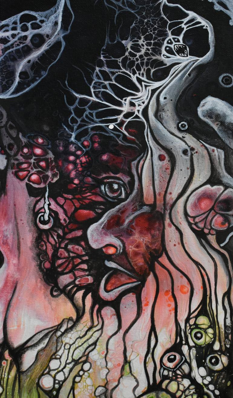 Original Abstract Landscape Painting by Mareike Von Stamm