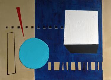 Print of Abstract Geometric Paintings by Milena Blaziak Cooke