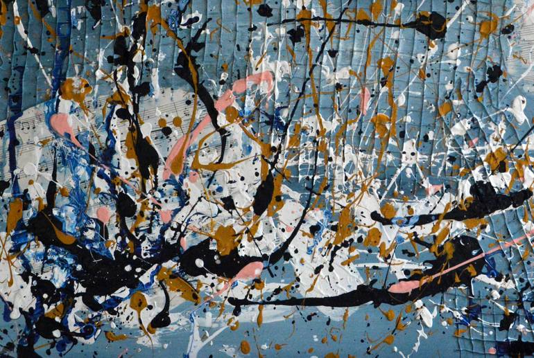 Original Abstract Expressionism Abstract Painting by Milena Blaziak Cooke