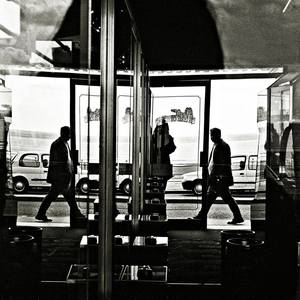 Reflection, Scarborough arcade