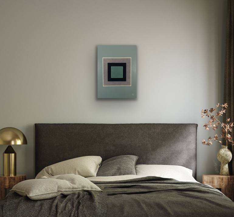 Original Geometric Abstract Mixed Media by Tasha And Seng G