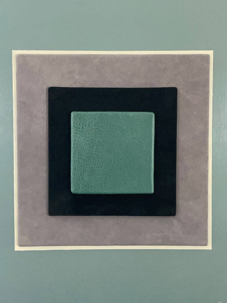 Original Geometric Abstract Mixed Media by Tasha And Seng G