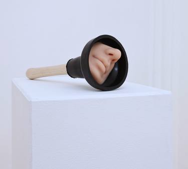 Original Conceptual Politics Mixed Media by Ingrid Hoffstädter Visnovska