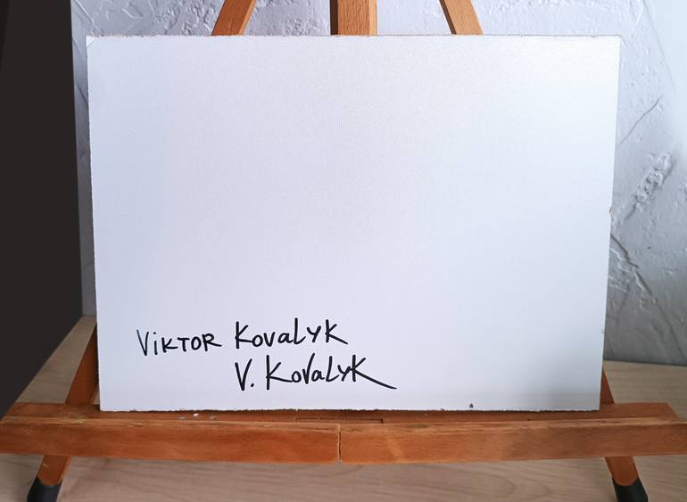 Original Impressionism Landscape Painting by Viktor Kovalyk