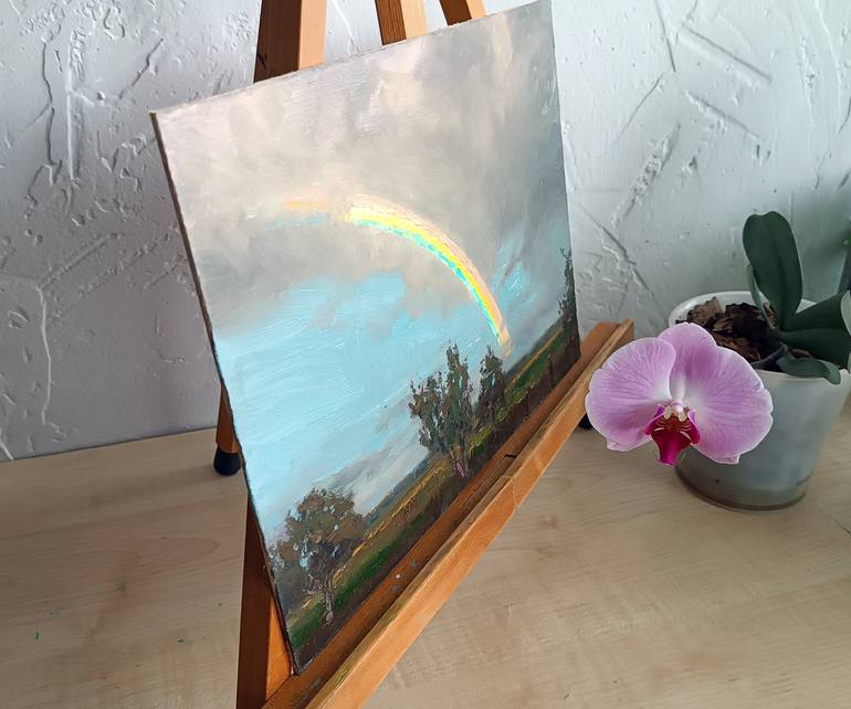 Original Impressionism Landscape Painting by Viktor Kovalyk