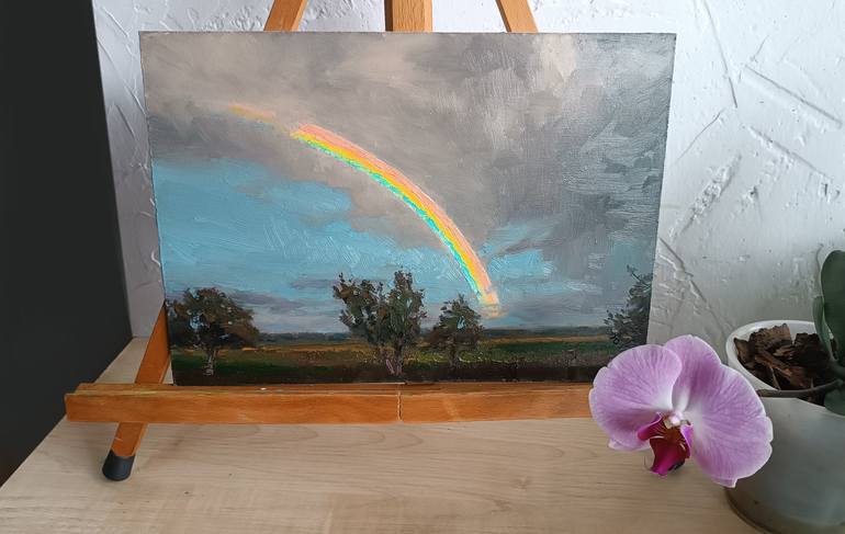 Original Impressionism Landscape Painting by Viktor Kovalyk