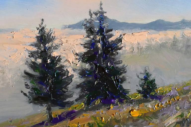 Original Classicism Landscape Painting by Viktor Kovalyk