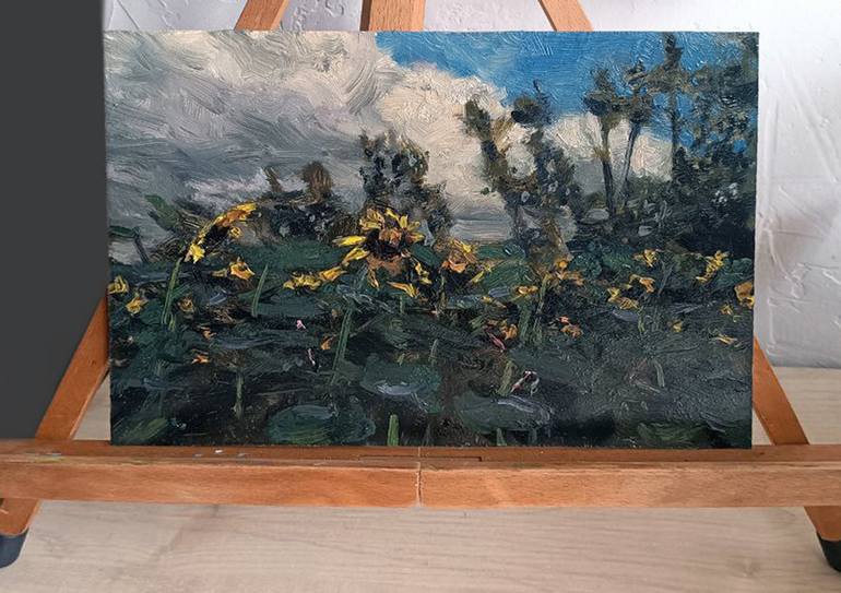 Original Classicism Landscape Painting by Viktor Kovalyk