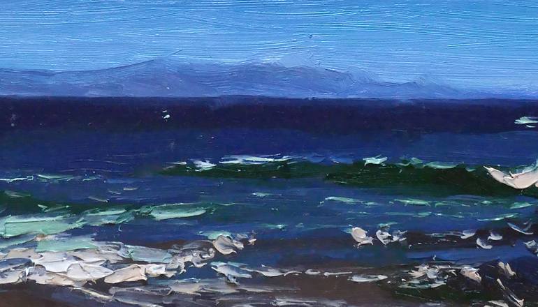 Original Impressionism Landscape Painting by Viktor Kovalyk