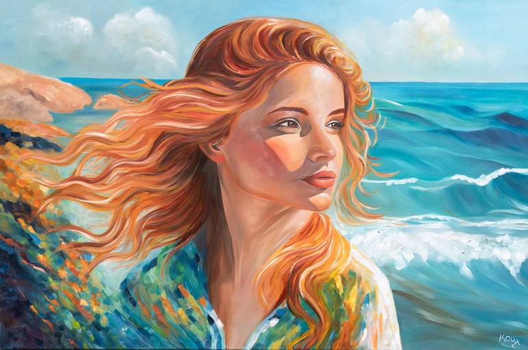 Original Figurative Women Paintings by Kay Shanley