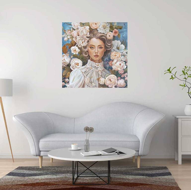 Original Art Deco Women Painting by Kay Shanley