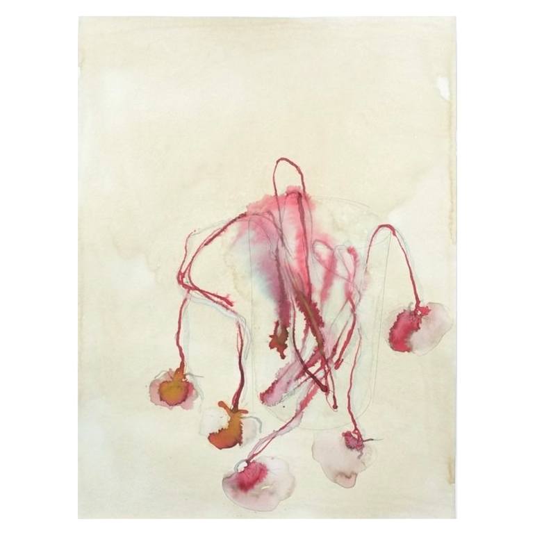 Original Abstract Floral Painting by Alona Shulika