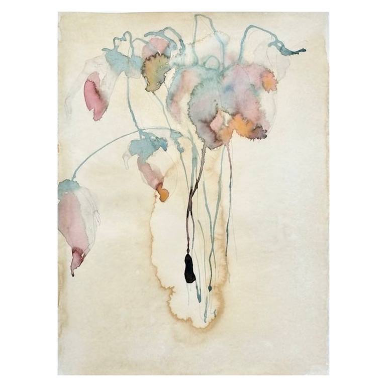 Original Abstract Floral Painting by Alona Shulika