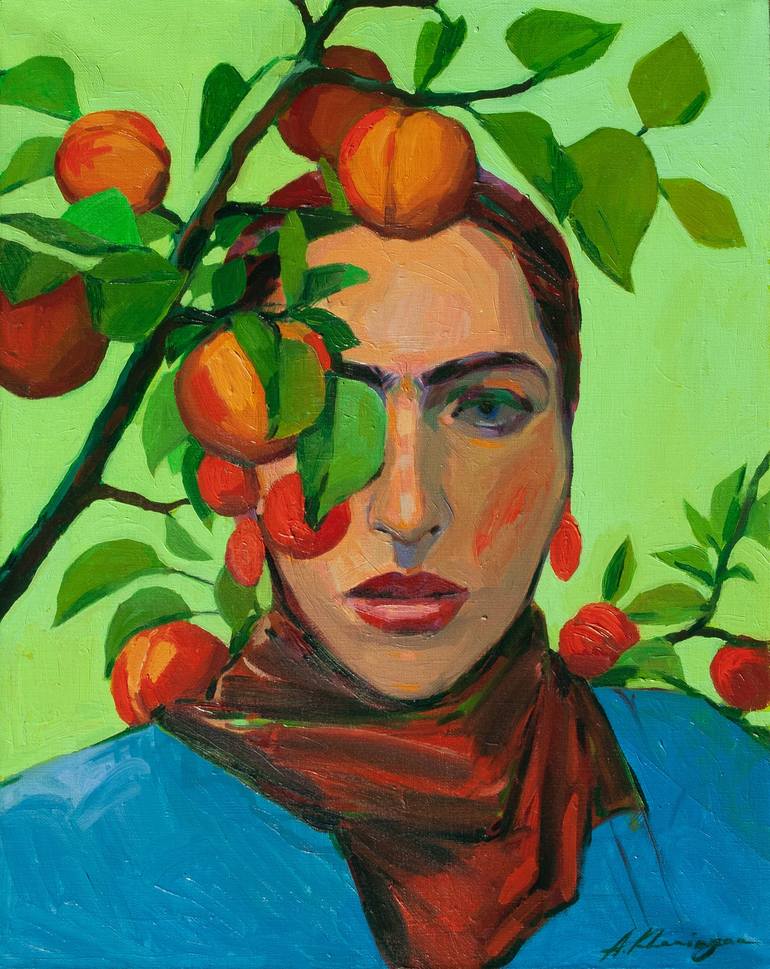 Original Expressionism Women Paintings by Anna Khaninyan