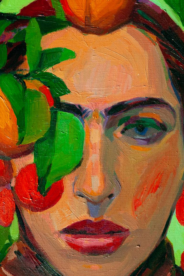Original Expressionism Women Painting by Anna Khaninyan
