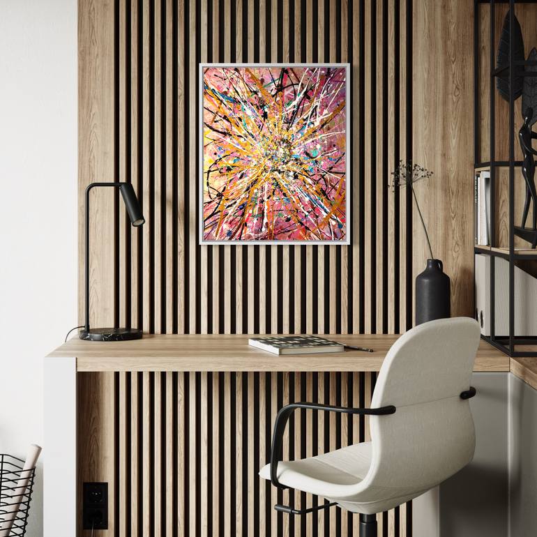 Original Abstract Expressionism Abstract Painting by Zee The Artist