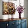 Rhythm in Motion complements elegant floral decor.