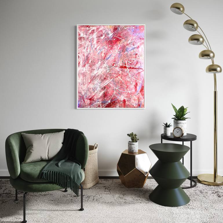 Original Abstract Expressionism Abstract Painting by Zee The Artist