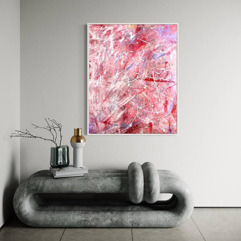Original Abstract Expressionism Abstract Painting by Zee The Artist