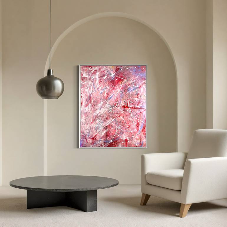 Original Abstract Expressionism Abstract Painting by Zee The Artist