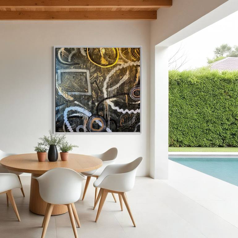 Original Abstract Expressionism Abstract Painting by Zee The Artist