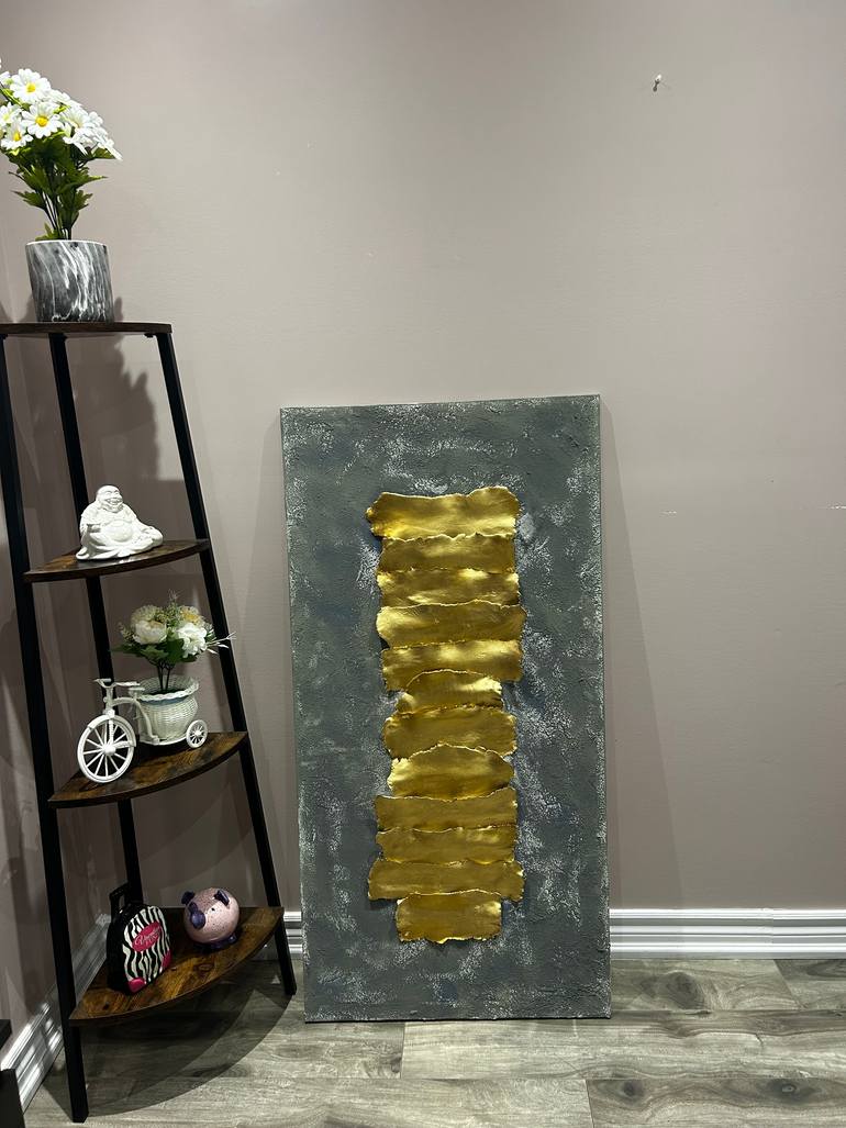 Original Contemporary Abstract Mixed Media by Harmanpreet Kaur